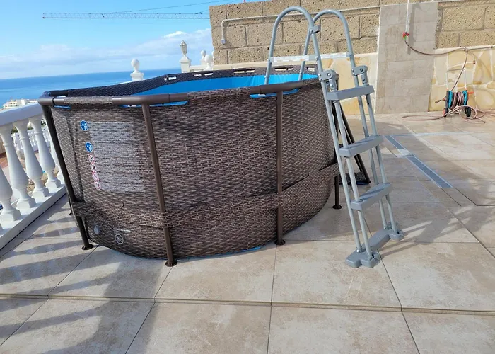 El Musgo Mit Meerblick Und Pool Prázdninový dům Costa Adeje (Tenerife)