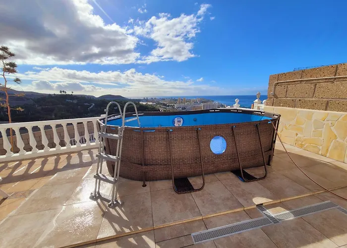 El Musgo Mit Meerblick Und Pool Prázdninový dům *