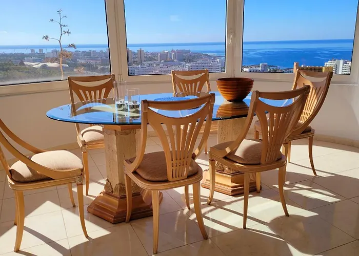 El Musgo Mit Meerblick Und Pool Costa Adeje (Tenerife)