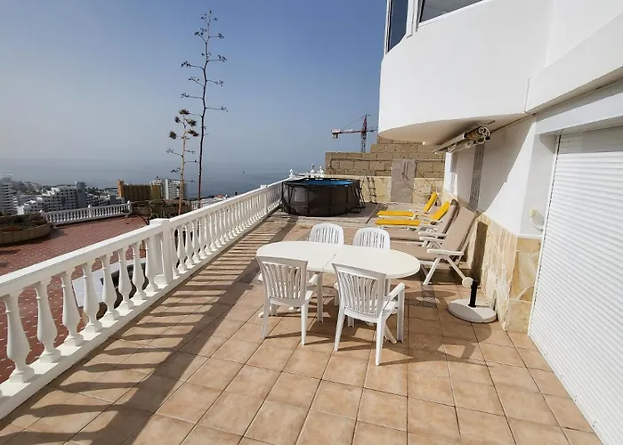 Semesterbostad El Musgo Mit Meerblick Und Pool