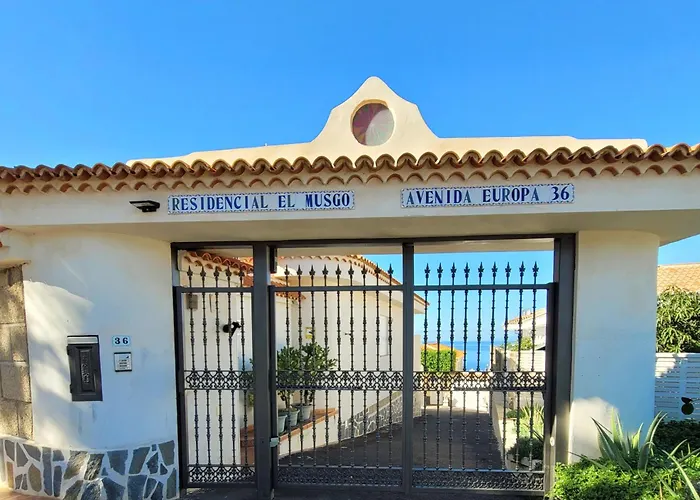 Semesterbostad El Musgo Mit Meerblick Und Pool Costa Adeje (Tenerife)